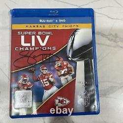 DVD BLU RAY signé des Kansas City Chiefs Super Bowl LIV