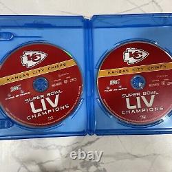 DVD BLU RAY signé des Kansas City Chiefs Super Bowl LIV