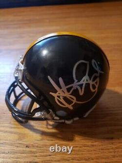 Deangelo Williams Auto Autographié Mini Casque Signé Pittsburgh Steelers