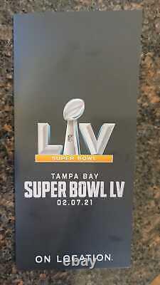 Deux Stubs Super Bowl LV 55 Kansas City Chiefs Tampa Bay Buccaneers 2/7/21
