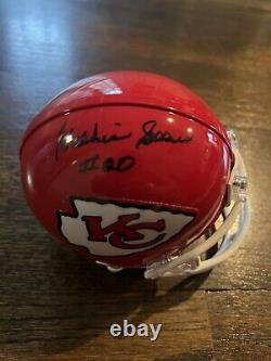 Goldie Sellers Signé Football Mini Casque Kansas City Chiefs Super Bowl IV D 20