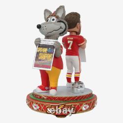 Harrison Butker et KC Wolf Chiefs Bobblehead Double Spinner Super Bowl Consécutifs Harrison Butker et KC Wolf Chiefs Bobblehead Double Spinner Super Bowl Consécutifs