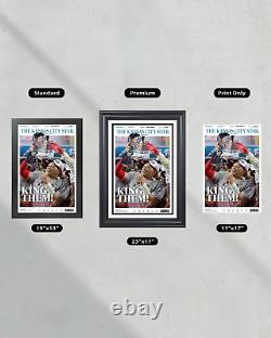 Impression encadrée de la couverture du journal du Super Bowl LIV des Kansas City Chiefs de 2020 à Arrowhead St.