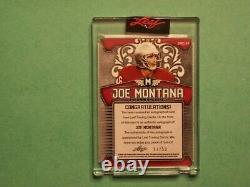 Joe Montana Auto /50 2020 Leaf Metal Football Card San Francisco 49ers Chefs