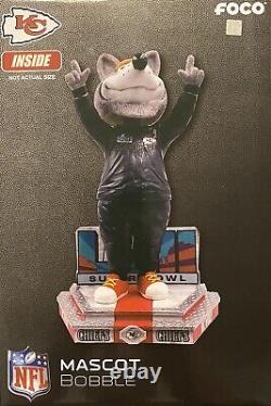 KC Wolf Kansas City Chiefs Tenue de Super Bowl LVII Bobblehead #/72
