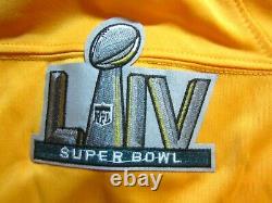 K C Chefs #15 Mahomets Nike NFL Superbowl 54 L Short Sleeve Football Jersey