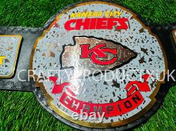 Kansas City Chefs Super Bol Championnat American Football NFL Ceinture