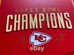 Kansas City Chiefs 2020 Season Ticket Member Gift Box Super Bowl Champions Flag