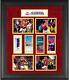 Kansas City Chiefs Cadre 20 X 24 Collage De Billets Champions Du Super Bowl Lviii 4 Fois