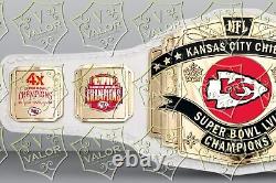 Kansas City Chiefs Champions du Super Bowl LVIII Ceinture de Championnat NFL en Laiton 4mm