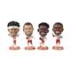 Kansas City Chiefs Champions Du Super Bowl Lvii Mini Bighead Set Bobblehead Nfl