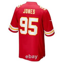 Kansas City Chiefs Chris Jones #95 Nike Red Official Super Bowl LVII Game Jersey