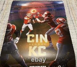 Kansas City Chiefs Cincinnati Bengals Poster Limited 500 Série Arrowhead #104