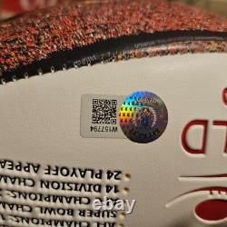 Kansas City Chiefs Commemorative Super Bowl LIV Signé par Travis Kelce Beckett