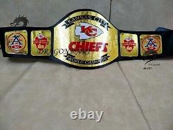 Kansas City Chiefs Football NFL Championship Belt Super Bol LVII 2023 2mm Brass