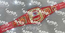 Kansas City Chiefs LVIII Championnat de la ceinture de championnat du Super Bowl