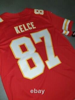 Kansas City Chiefs NFL Jersey Travis Kelce Superbowl LIV Nike Vapor Jersey