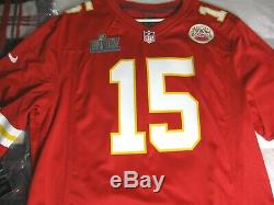 Kansas City Chiefs NFL Patrick Mahomes Nike Super Bowl LIV Jeu Jersey Officiel