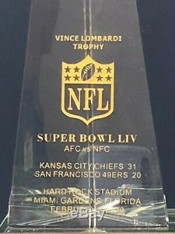 Kansas City Chiefs NFL Super Bowl LIV Vince Lombardi Trophy Le Cristal