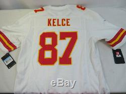 Kansas City Chiefs NFL Travis Kelce Nike Super Bowl LIV Jeu Maillot Blanc Medium