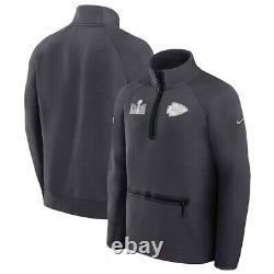 Kansas City Chiefs Nike Anthracite Super Bowl LVIII Night Tech Fleece XL<br/><br/>	 Les chefs de Kansas City Nike Anthracite Super Bowl LVIII Nuit Tech Fleece XL