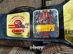 Kansas City Chiefs Super Bol Championship Belt American Football NFL 4mm Zinc