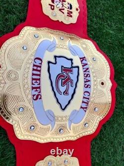 Kansas City Chiefs Super Bol Championship Replica American Football Fan Belt