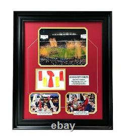 Kansas City Chiefs Super Bowl 54 LIV Jeu Utilisé Confetti Photo Encadrée Mahomes Coa