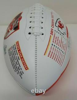 Kansas City Chiefs Super Bowl 54 LIV Limited Edition Nikco Pat Football Mahomes