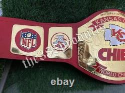 Kansas City Chiefs Super Bowl Championship American Football NFL Belt 4mm Zinc