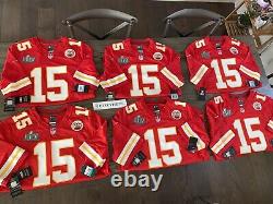 Kansas City Chiefs Super Bowl LIV Patch Nike Jersey Patrick Mahomes Mvp Rare T.n.-o.