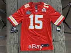 Kansas City Chiefs Super Bowl LIV Patch Nike Jersey Patrick Mahomes Mvp Rare Tn-o