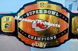 Kansas City Chiefs Super Bowl LVII Cjampions Ceinture De Championnat 2mm Laiton