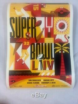 Kansas City Chiefs Super Bowl Poster Limitée À 1000! Série Arrowhead Mahomes