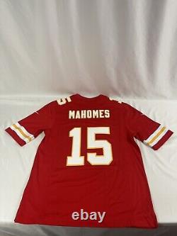 Kansas City Chiefs Superbowl 58 LVIII Maillot de terrain de Patrick Mahomes pour hommes taille M