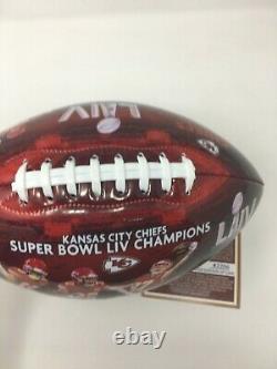 Kansas City Chiefs Superbowl LIV Champion Football Edition Limitée Authentifiée