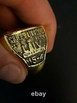 Kansas City Chiefs Superbowl Mahomes Ring NFL 100 Taille 11