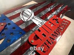 Kansas City Chiefs Tattered Flag Superbowl Champions Champs Kc American Flag USA