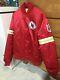 Kansas City Chiefs Vintage 90s Satin Starter Jacket Red Size Medium Euc Rare