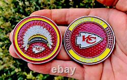 Kansas City Kc Chefs Arrowhead Pride Challenge Coin Mahomes Super Bowl NFL Mvp