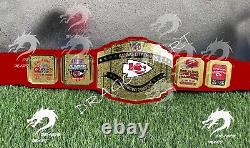 Les chefs de Kansas City, champions du Super Bowl 58 LVIII, ceinture de championnat en laiton de 2 mm de 2024
