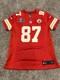 Maillot Femme Nike Kansas City Chiefs Travis Kelce Super Bowl 58 Lvii Taille M