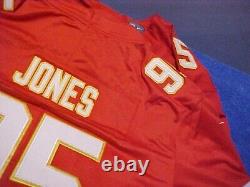 Maillot Nike Chiefs Jones 95 Superbowl 57 Onfield cousu pour hommes XXL Rouge KC 2XL