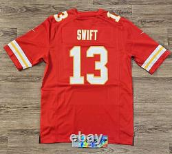 Maillot Nike Super Bowl LVIII sous licence des Kansas City Chiefs de Kelce SWIFT 13 Taylor S