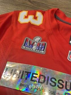 Maillot Nike Super Bowl LVIII sous licence des Kansas City Chiefs de Kelce SWIFT 13 Taylor S