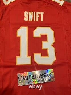 Maillot Nike Super Bowl LVIII sous licence des Kansas City Chiefs de Kelce SWIFT 13 Taylor S