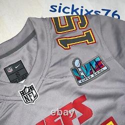 Maillot Nike des Kansas City Chiefs de Patrick Mahomes #15 pour le Super Bowl LVII 'Atmosphère'