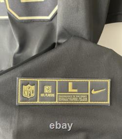 Maillot Noir Édition Dorée Super Bowl LIV de Patrick Mahomes #15