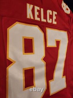 Maillot SUPER BOWL Nike Vapor FUSE Limited de Travis Kelce des Kansas City Chiefs en taille LARGE