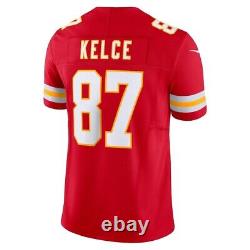 Maillot SUPER BOWL Nike Vapor FUSE Limited de Travis Kelce des Kansas City Chiefs en taille LARGE